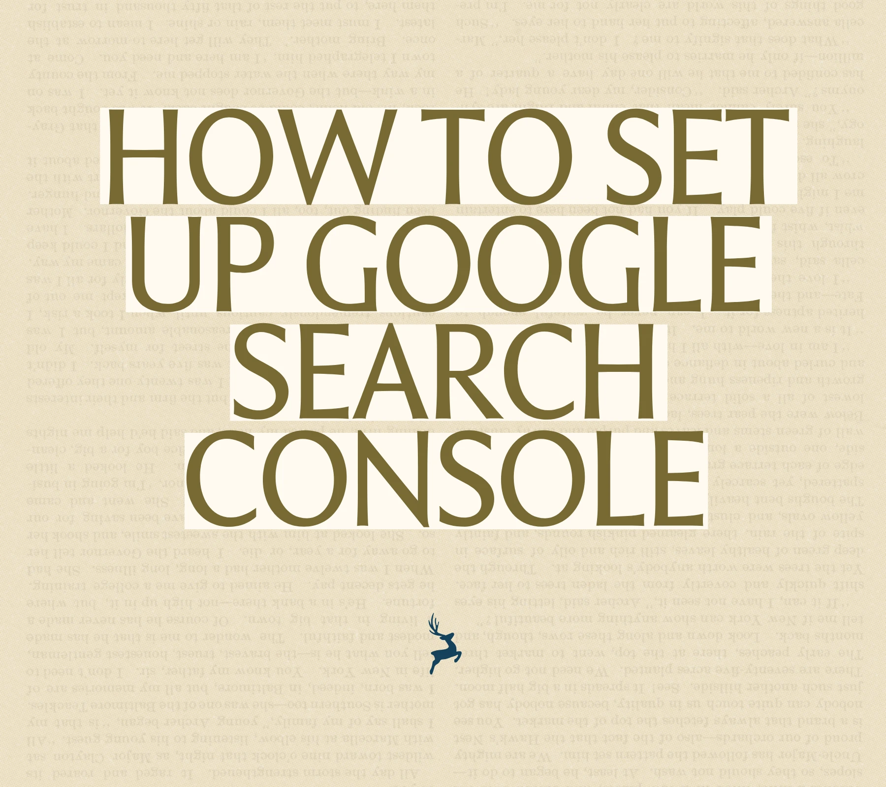 How to set up Google Search Console