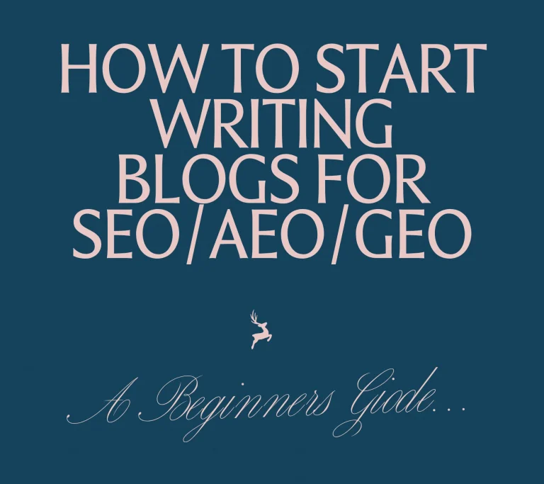 How to start writing blogs for SEO, AEO and GEO: a beginner's guide